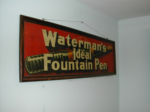 bensreckyard ebay photo Wooden Waterman\\\'s advertising board 2