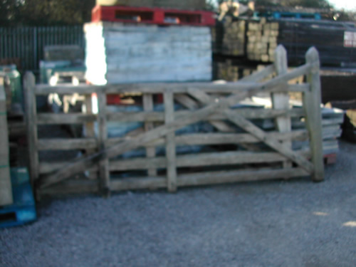 bensreckyard ebay photo Wooden 5 bar gate 6